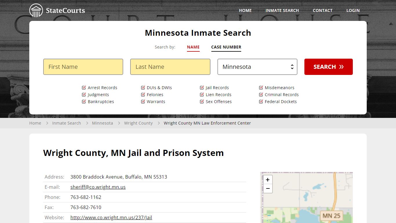 Wright County MN Law Enforcement Center Inmate Records Search ...